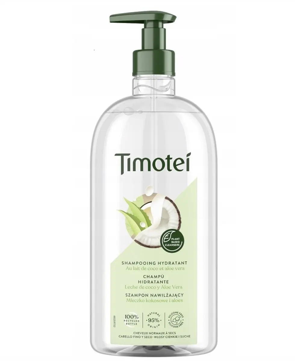 Timotei Hydraterende Shampoo Coconut & Aloe Vera 750ml