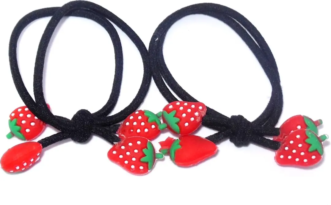 Hairmode Elastiek met aardbeien
