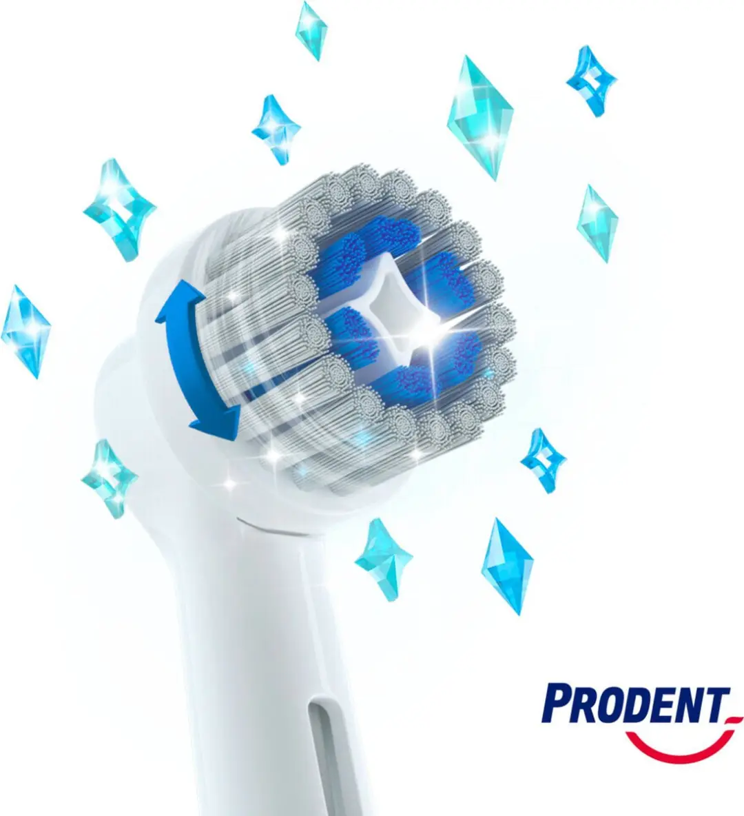 Prodent Opzetborstels White Now - 2 Stuks