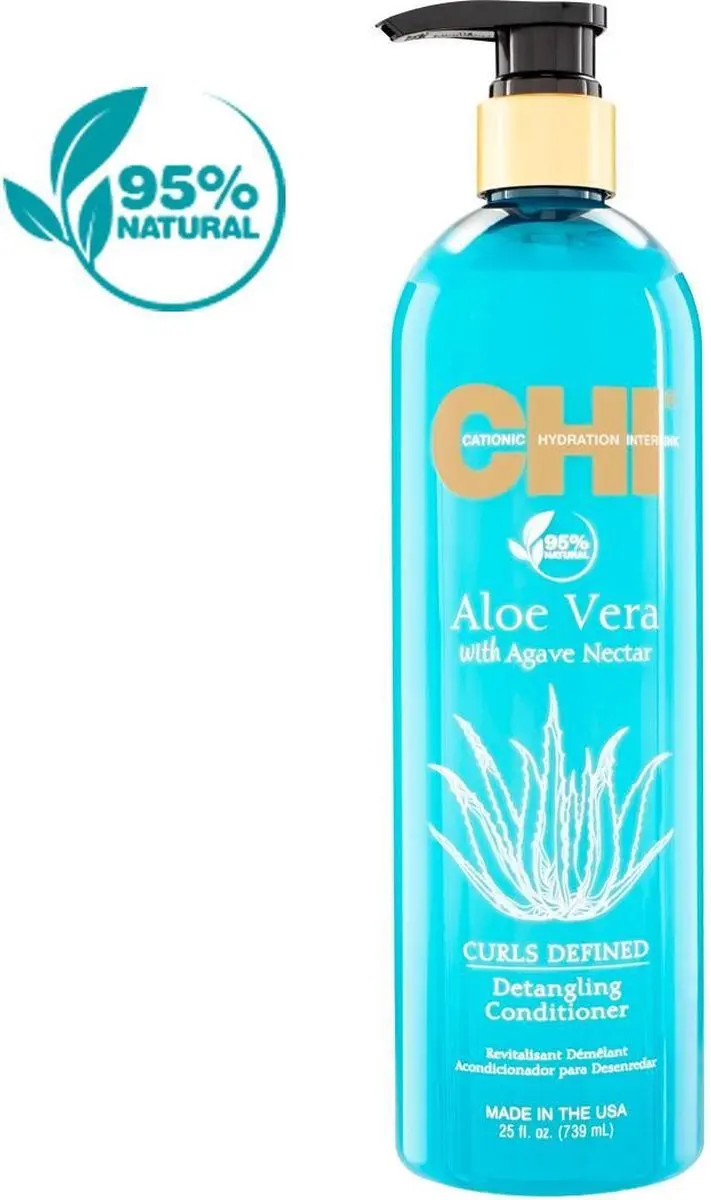 Chi Natural Life Aloe Vera Agave Nectar Curl Conditioner 739ml