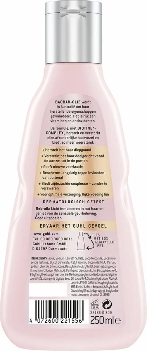 Guhl Structuurherstel Shampoo 4x250ml