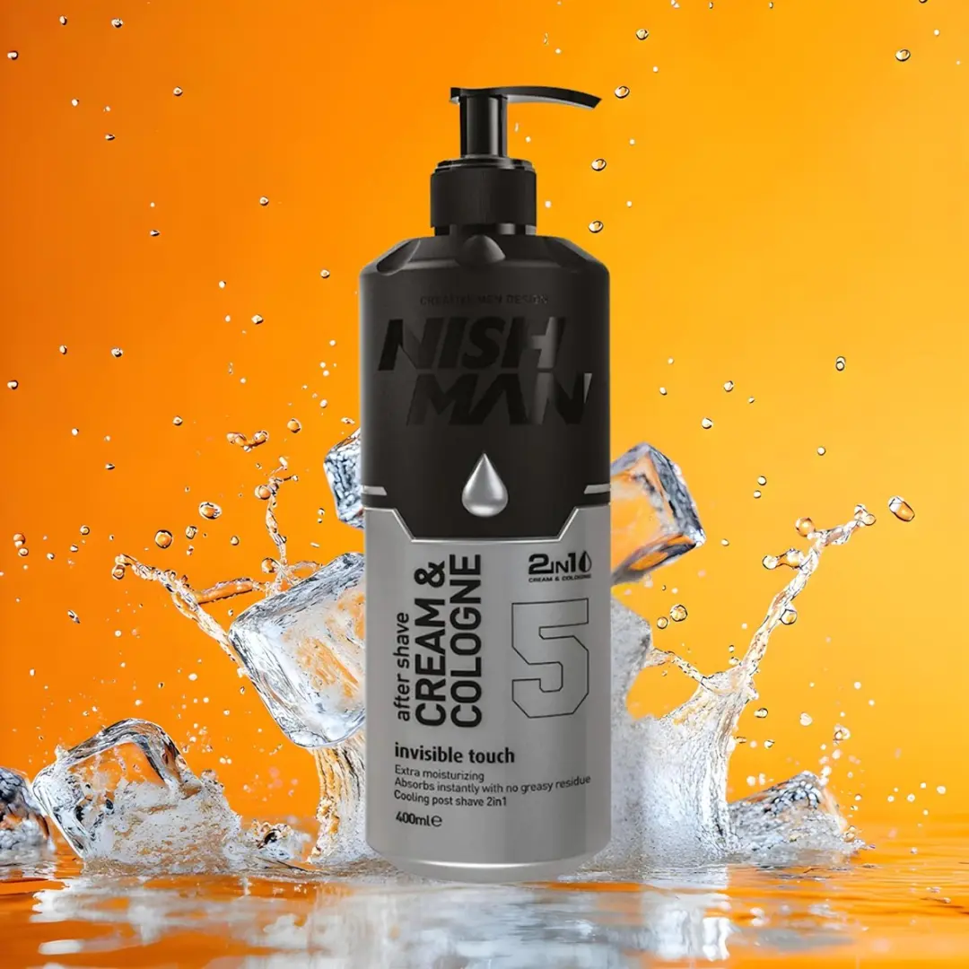 Nishman After Shave Cream & Cologne Invisible Touch 400ml