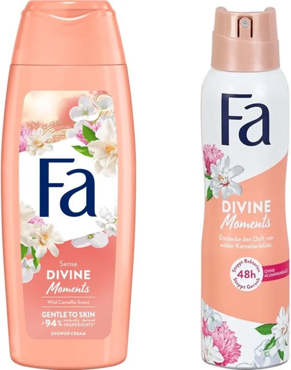 Fa Divine Moments Set Douchegel 250ml + Deo 150ml