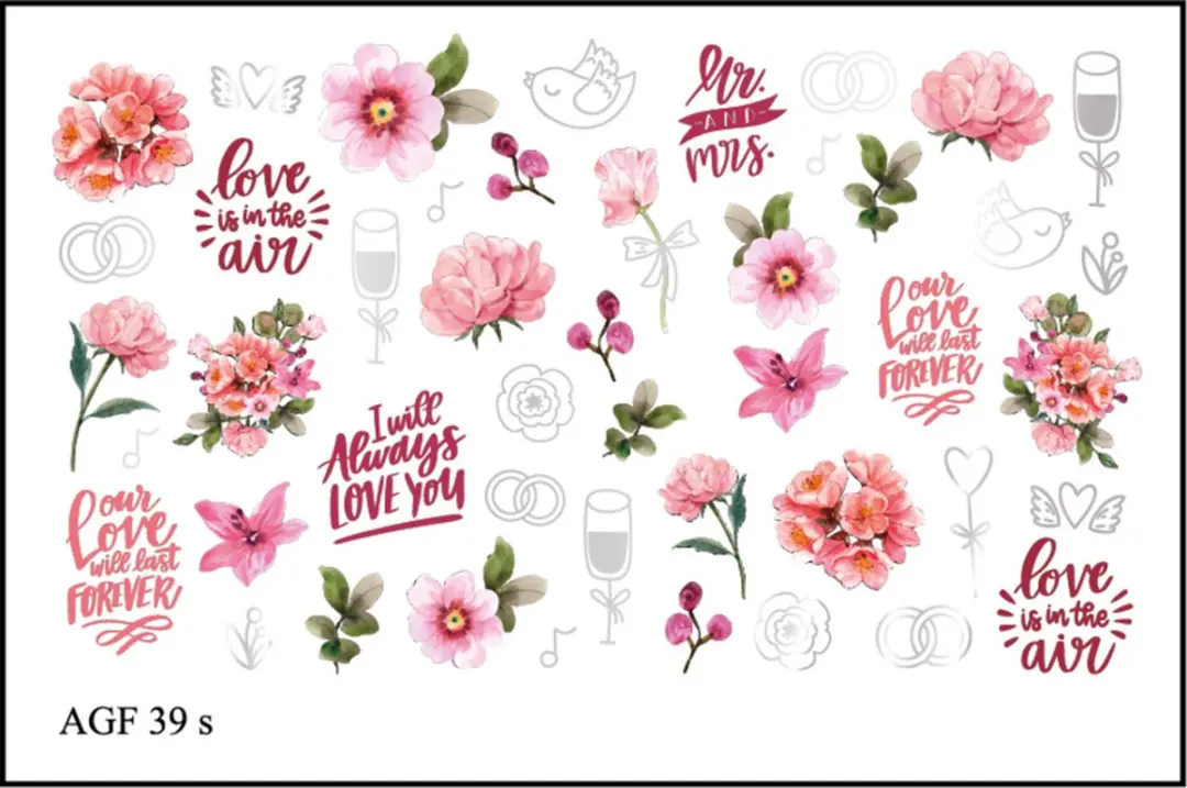 Korneliya Airbrush Waterdecal AGF 39 Silver