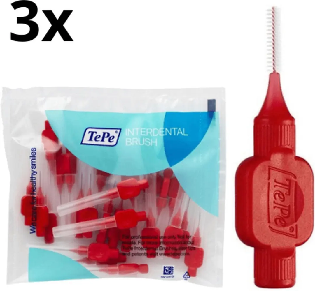 TePe Ragers 0.5mm Rood