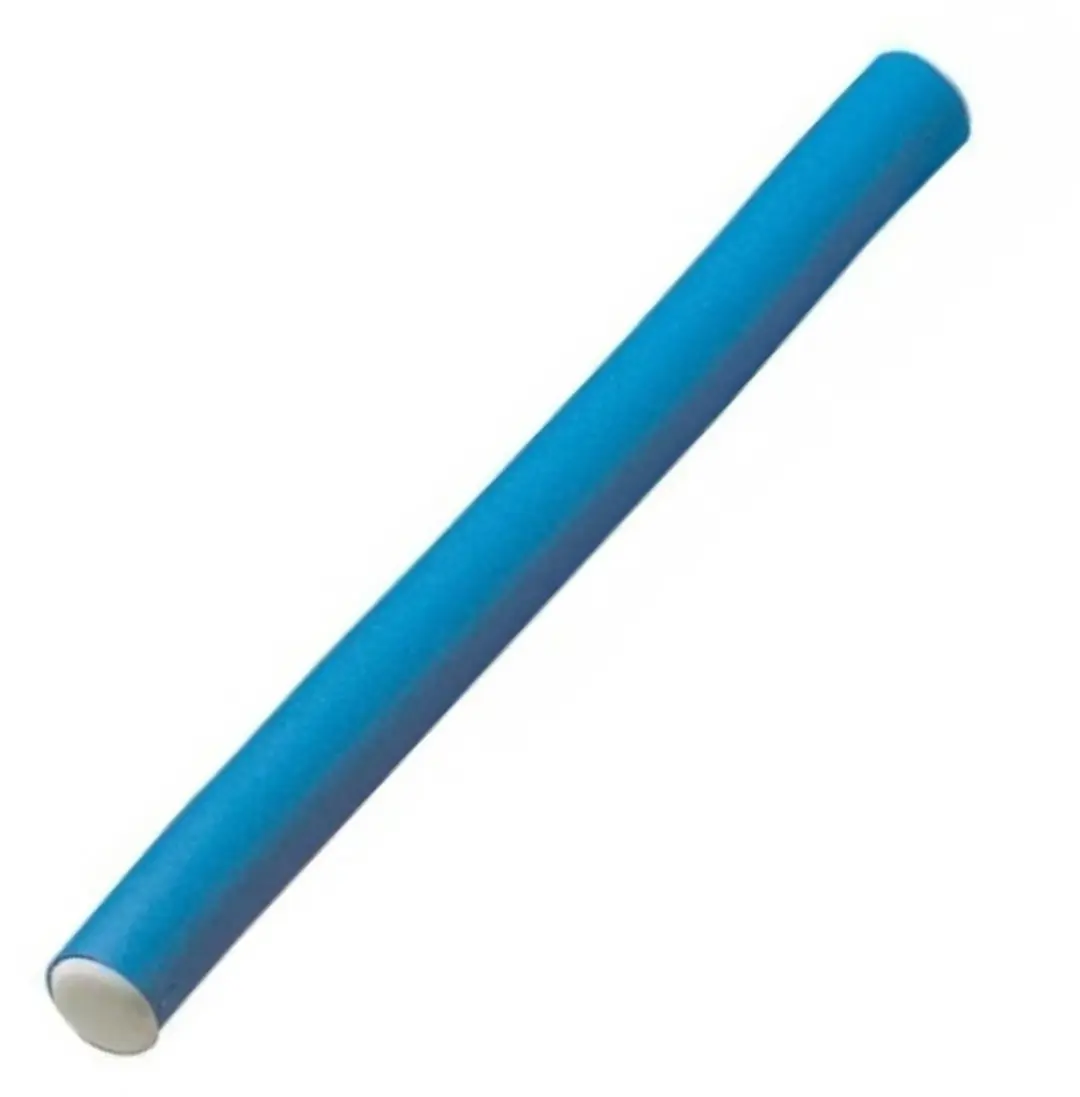 Comair Superflex Papillotten Blauw - Ø14mm x17cm - 6 Stuks