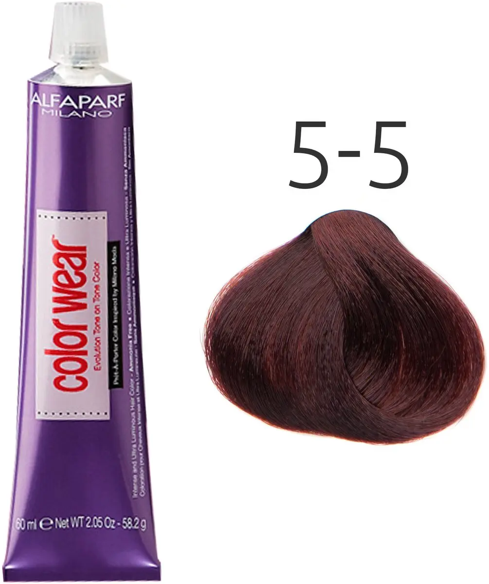 ALFAPARF Color Wear 5.5 Bruin 60ml Kleurspoeling
