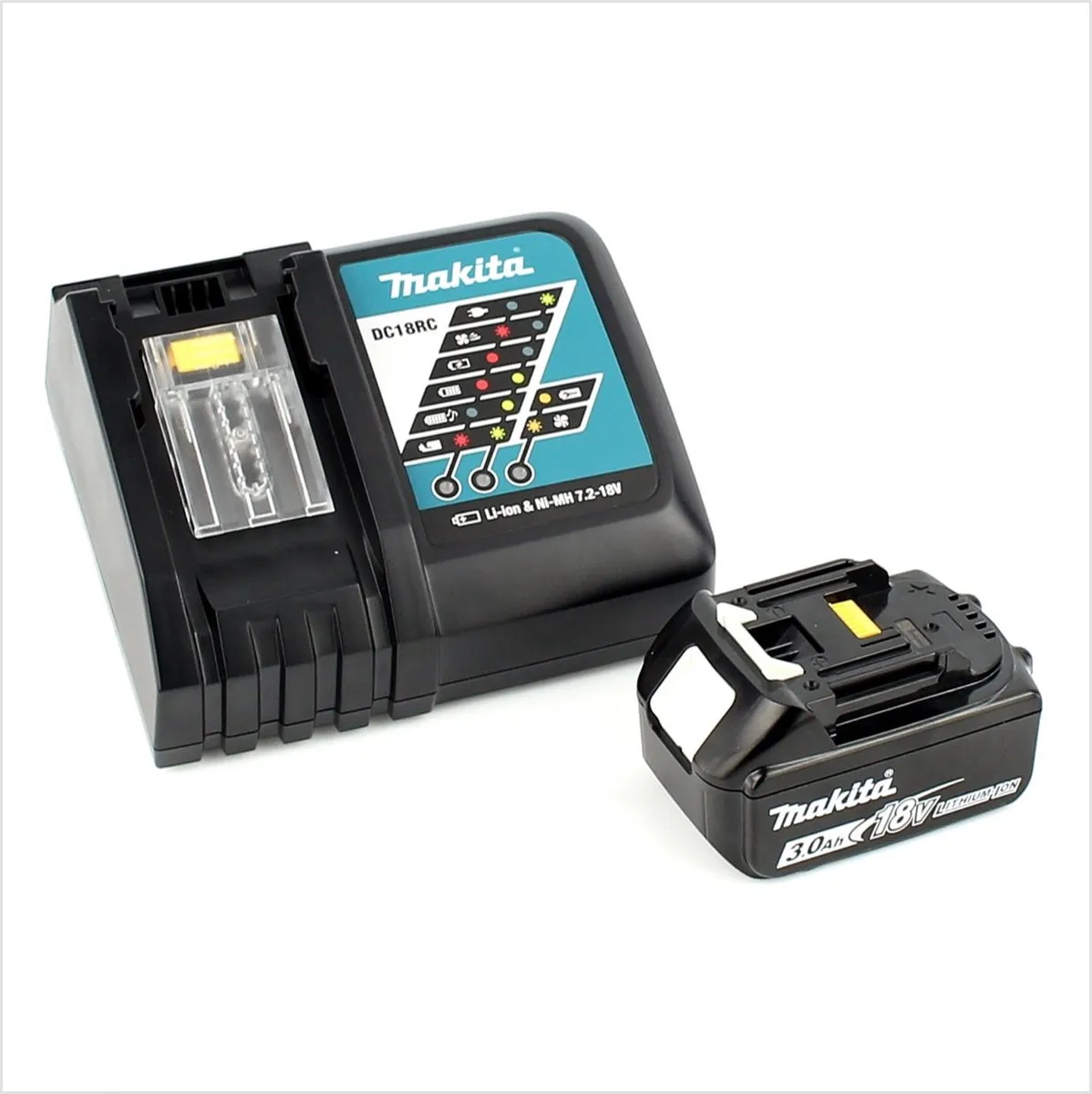 Makita DDF482RF1J Accuboormachine 18V - 62Nm - 21 standen - 1x 3.0Ah