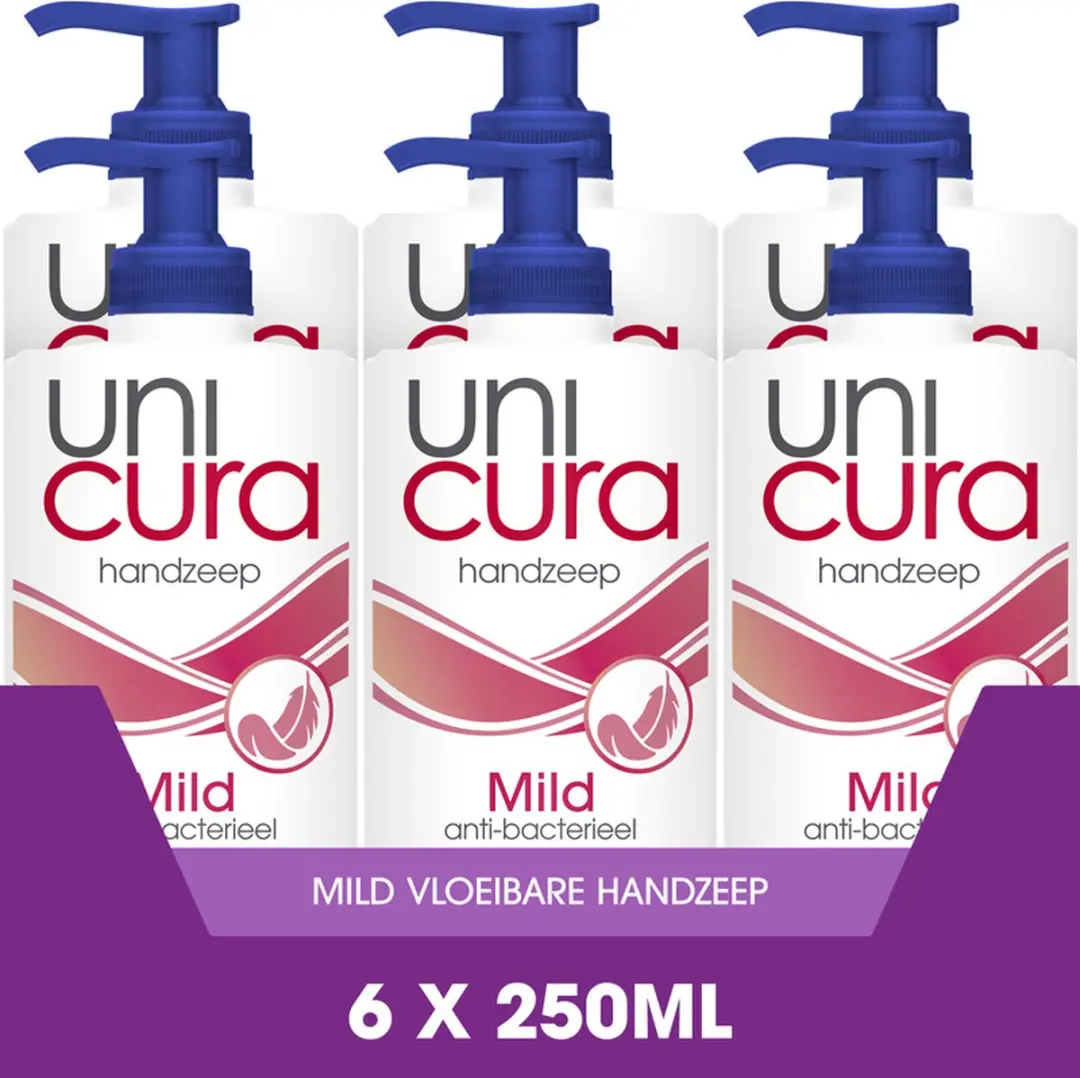 Unicura Mild Antibacteriële Handzeep 250ml