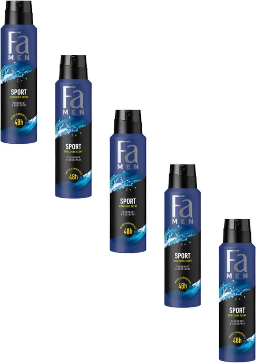 Fa Deospray Sport Deodorant - 750ml (5x150ml)