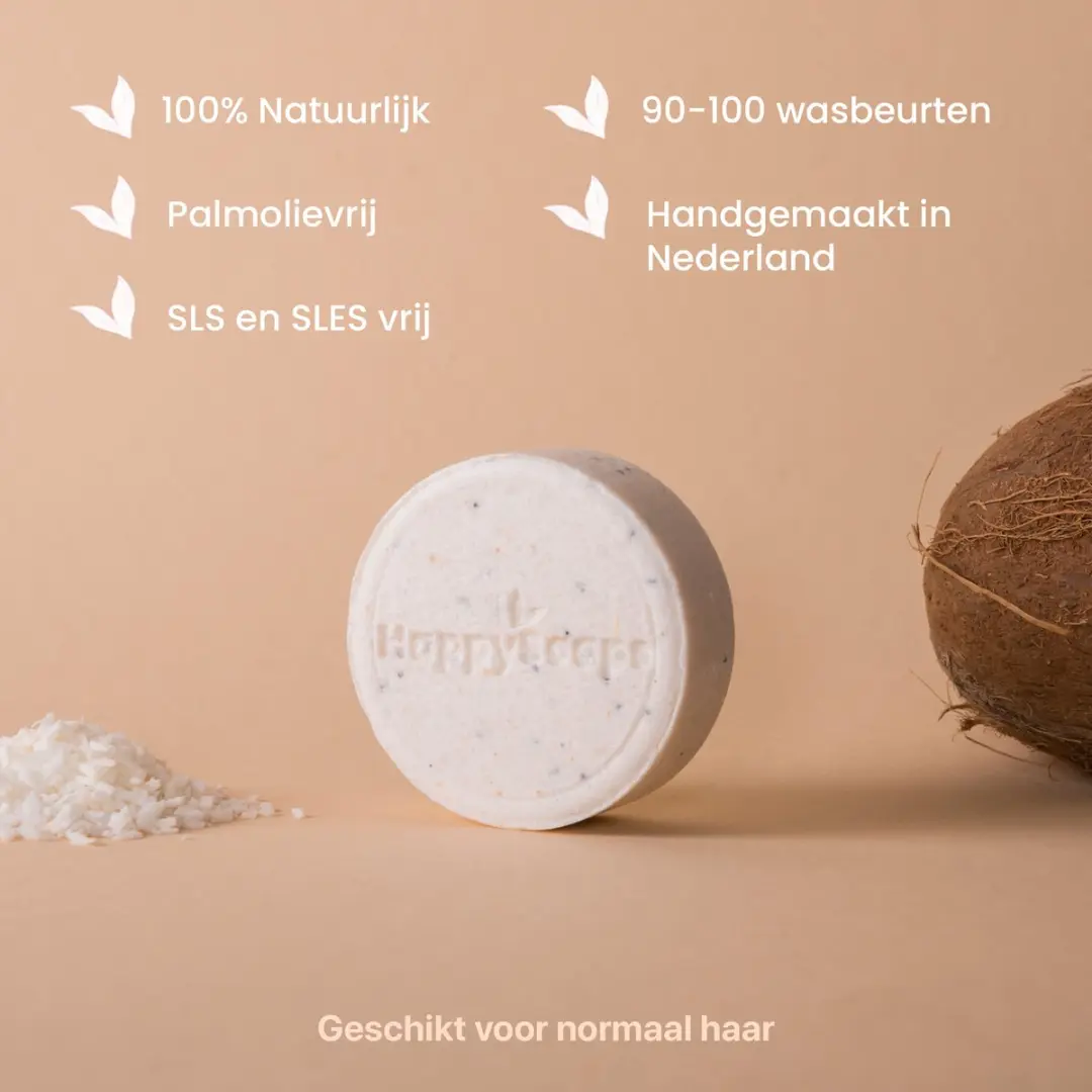 HappySoaps Shampoo Bar Coco Nuts - 70g