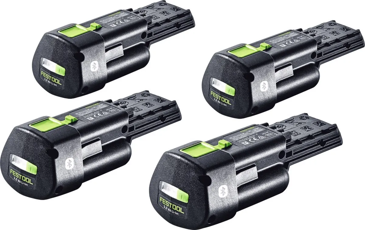 Festool BP 18 Li 3,0 Ergo I Accu Set 4x - 12Ah (577704)