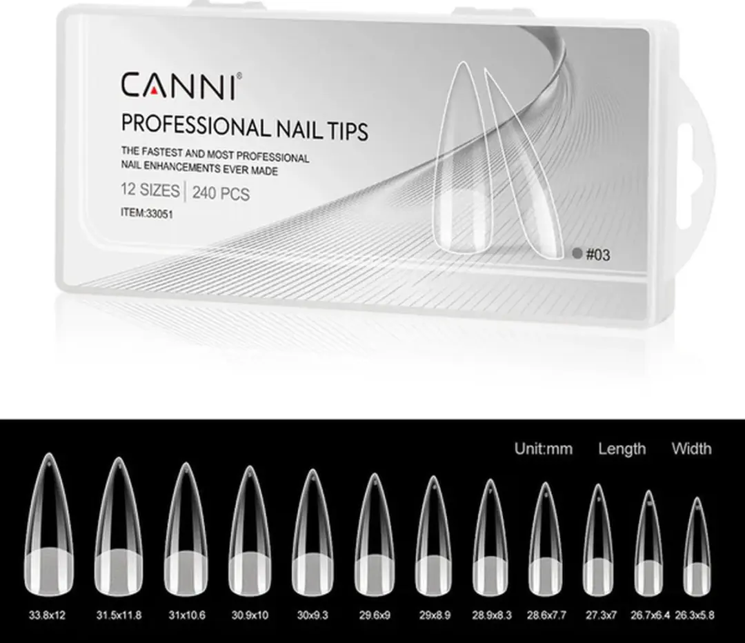 Canni Nagel Tips Half Mat Stiletto