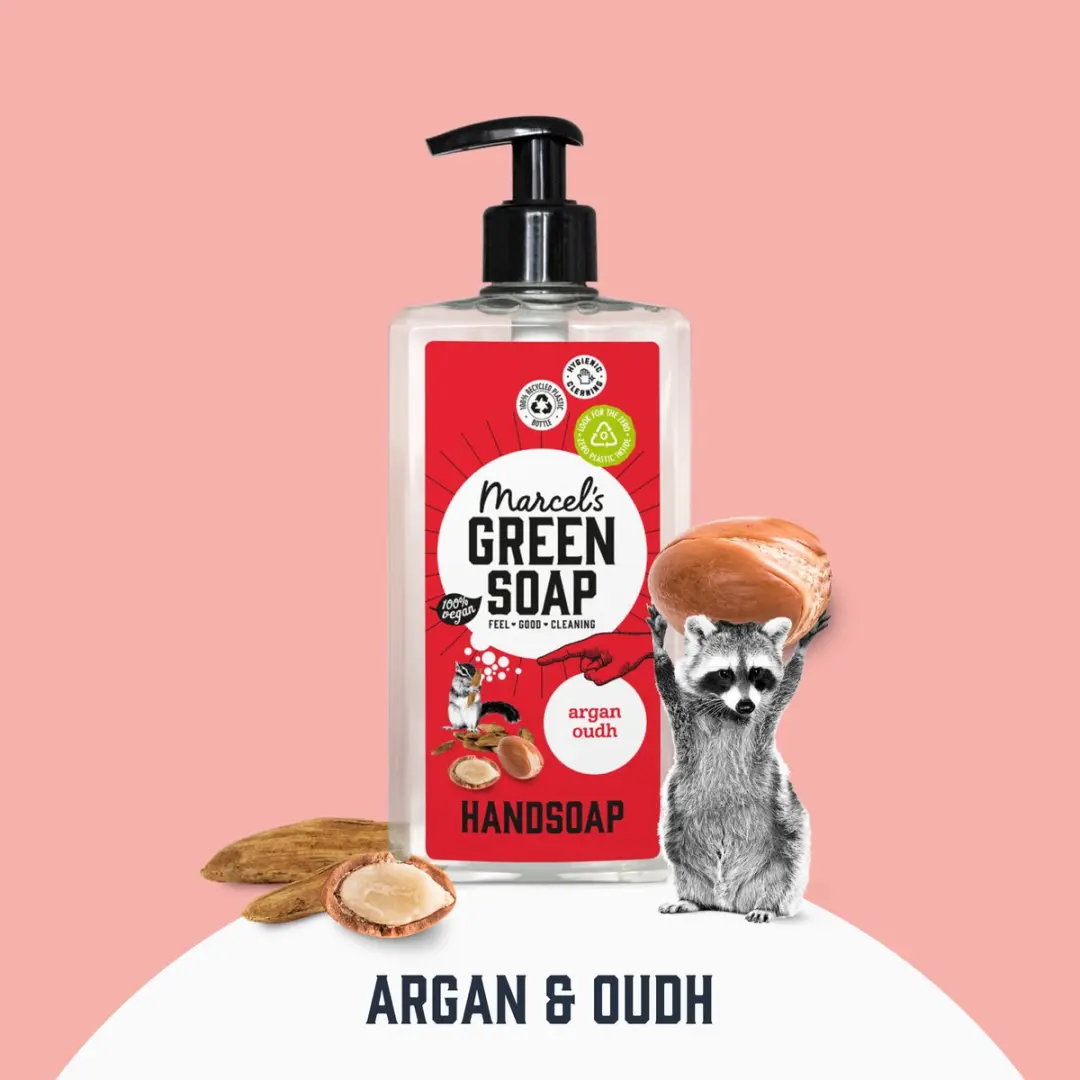 Marcel's Green Soap Handzeep Argan & Oudh 6x500ml
