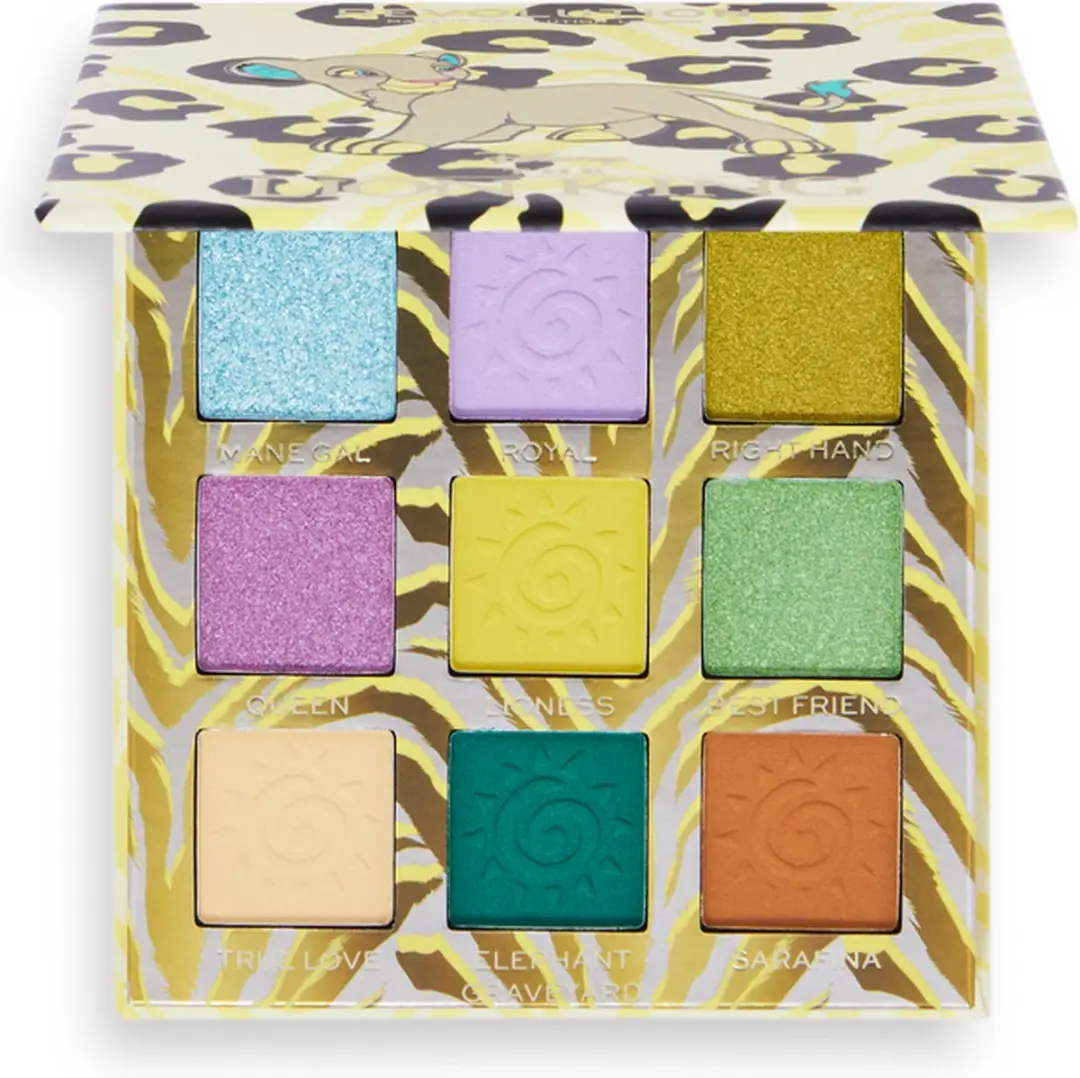 Makeup Revolution x Disney Lion King Jungle Princess Oogschaduw Palette - 9 Kleuren