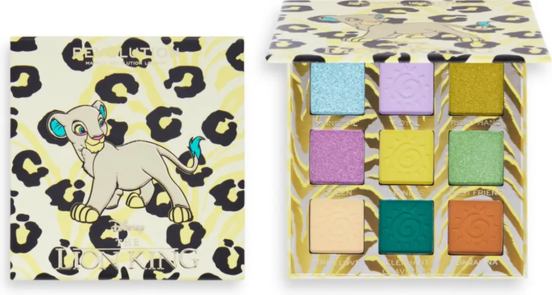 Makeup Revolution x Disney Lion King Jungle Princess Oogschaduw Palette