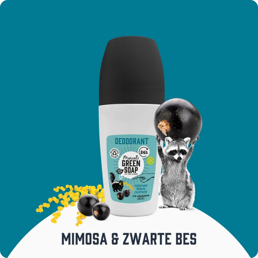 Marcel's Green Soap Deo Roller Mimosa & Zwarte Bes - 250ml