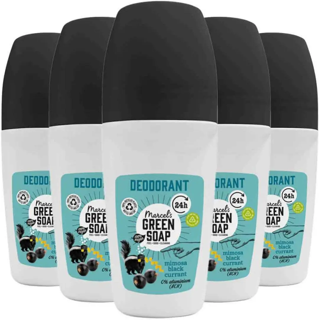 Marcel's Green Soap Deo Roller Mimosa & Zwarte Bes