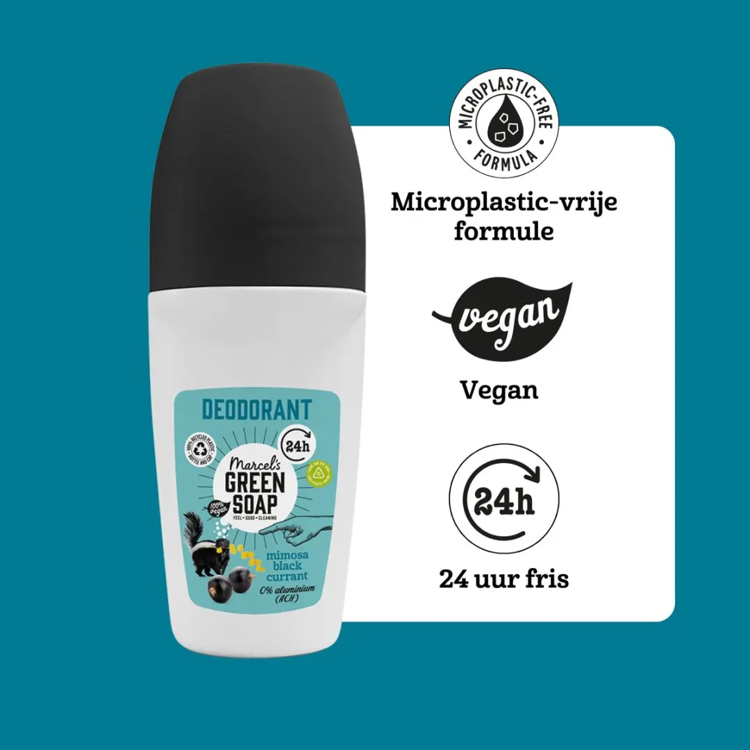 Marcel's Green Soap Deo Roller Mimosa & Zwarte Bes - 250ml