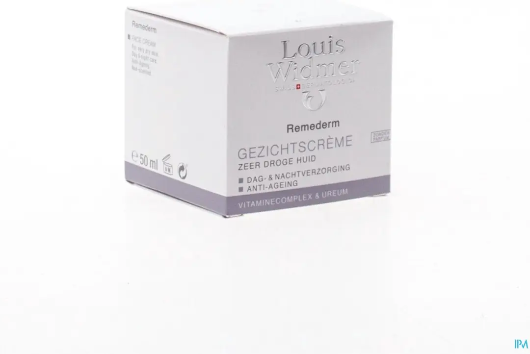 Louis Widmer Remederm Dagcrème Zonder Parfum 50ml
