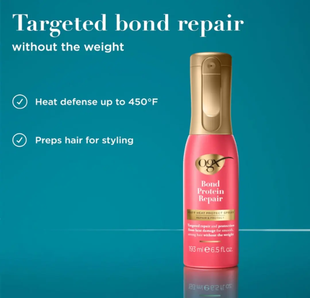 OGX Bond Protein Repair Heat Protect Spray 193ml