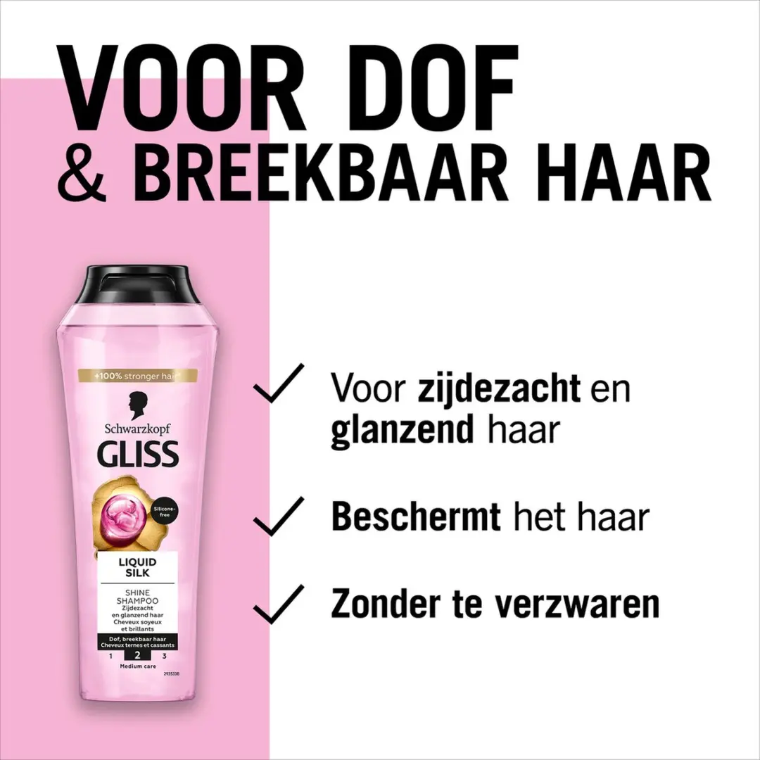 Gliss Liquid Silk Shampoo - 6x250ml