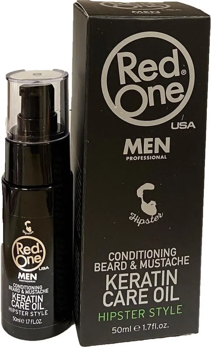 Red One Men Keratine Baard & Snorolie 50ml