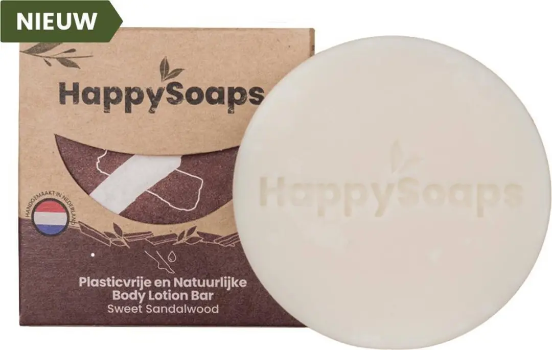 HappySoaps Body Lotion Bar Sweet Sandalwood 65g