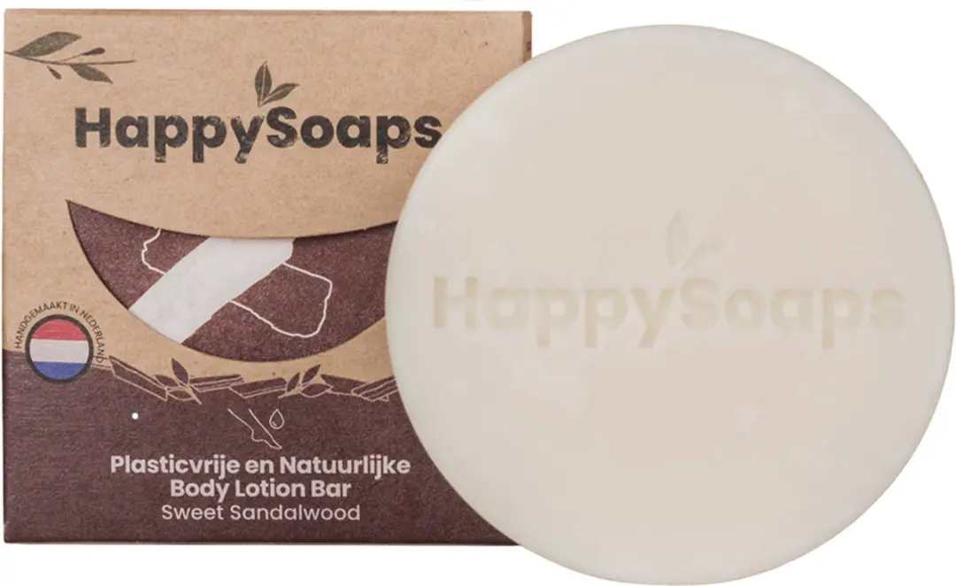 HappySoaps Body Lotion Bar Sweet Sandalwood 65g