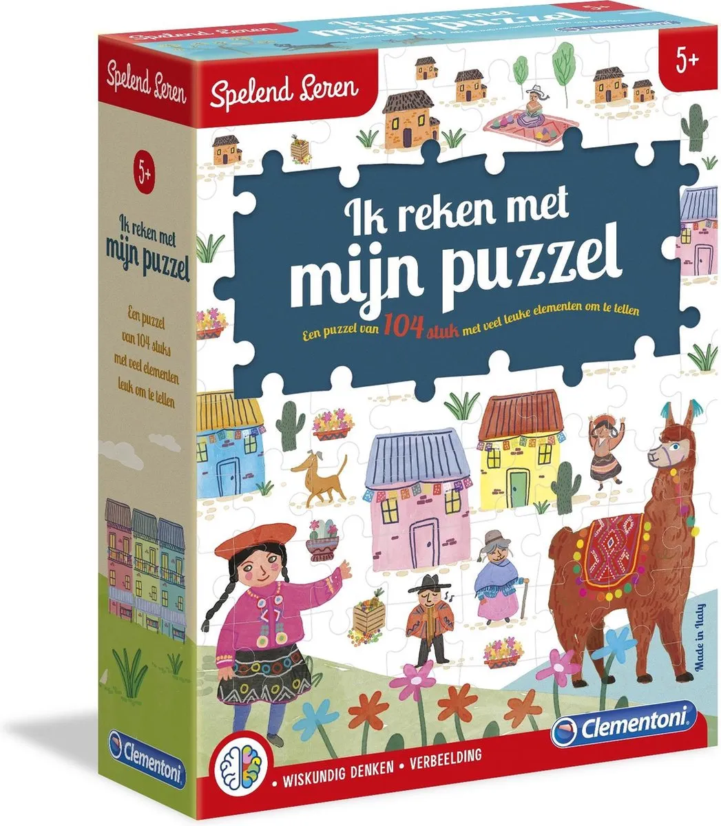 Clementoni Telpuzzel Educatief Spel 66914 - Multi Kleur