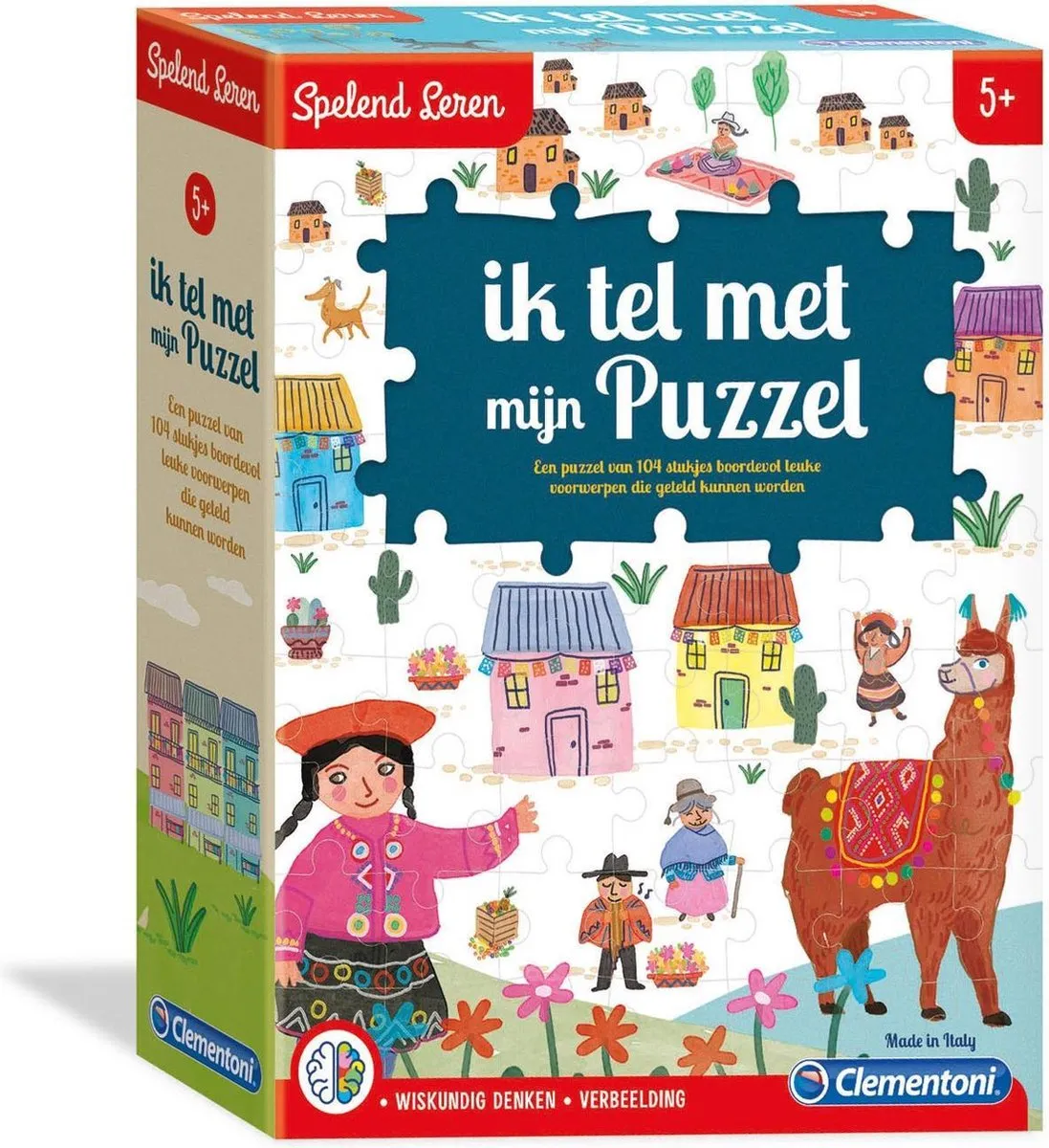 Clementoni Telpuzzel Educatief Spel 66914 - Multi Kleur