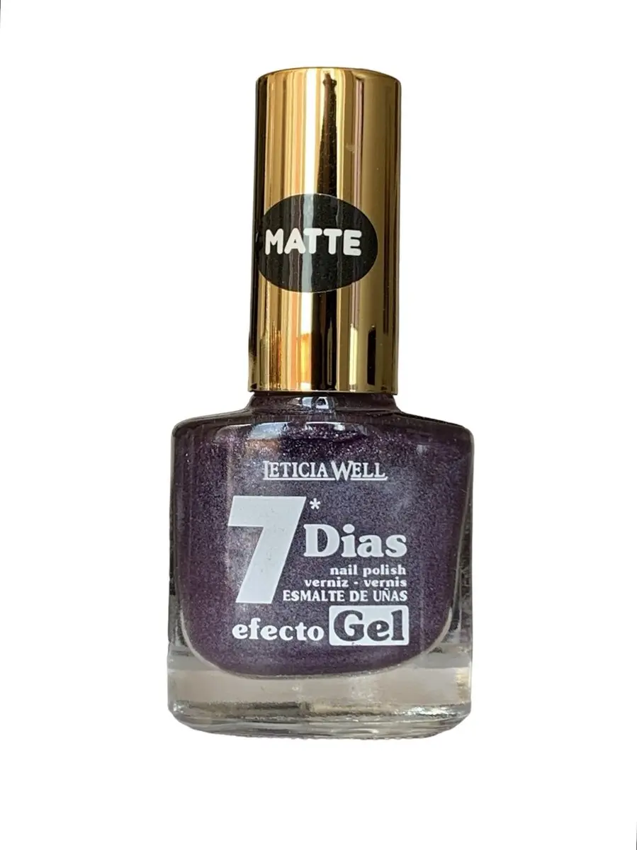 Leticia Well Nagellak Matte Shimmer Paars 13ml