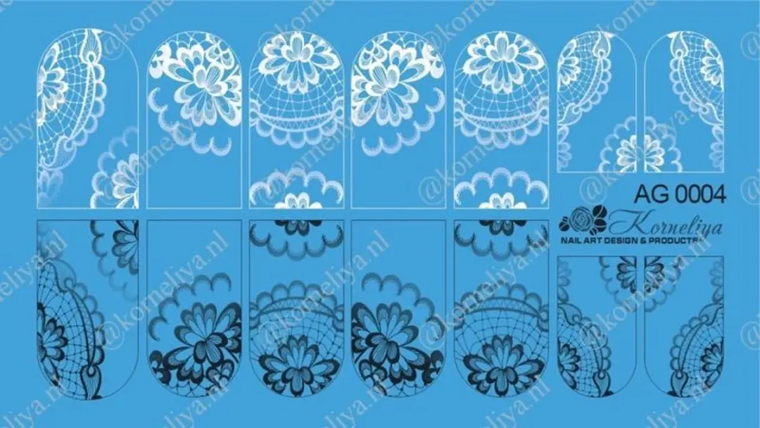 Korneliya Airbrush Waterdecal AG 0004
