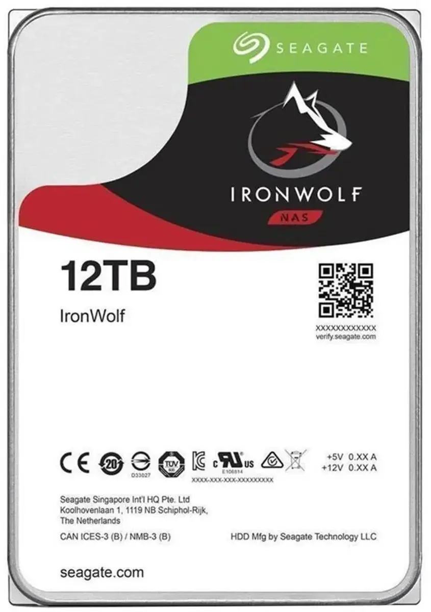 Seagate IronWolf ST12000VN0008 NAS HDD 12TB