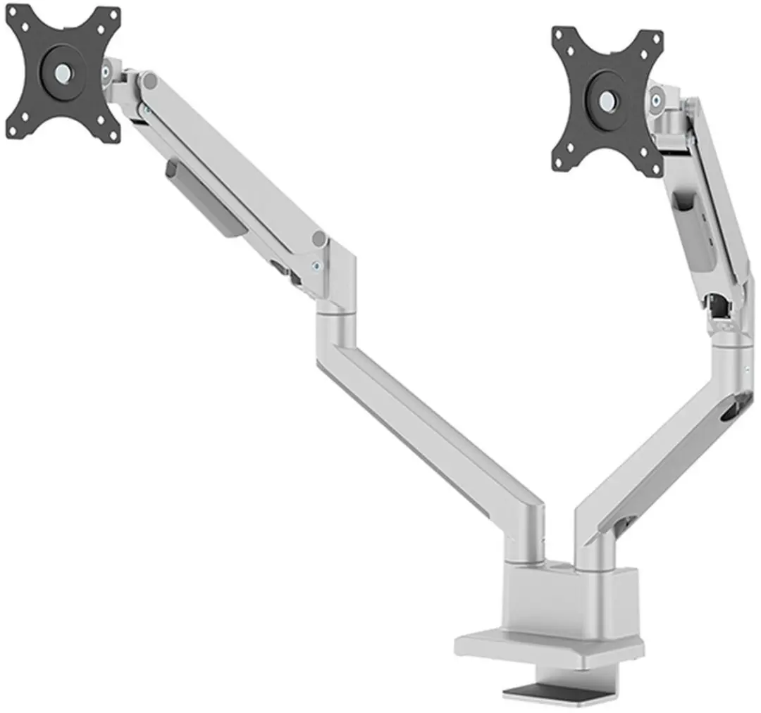 Neomounts NEXT Slim DS70-250SL2 Monitorarm 2x 17-32" - 1-9kg/scherm - Zilver