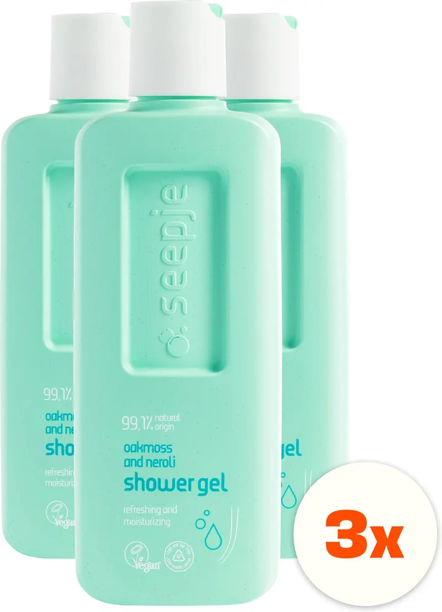 Seepje Eikenmos & Neroli Douchegel - 3x300ml