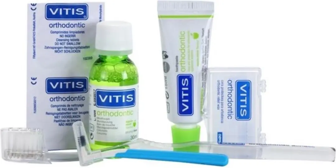 Vitis Orthodontic Kit Beugelreiniging - 8 Stuks