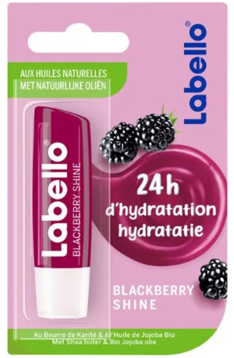 Labello Blackberry Shine Lippenbalsem 5.5ml - afbeelding 6 van 6