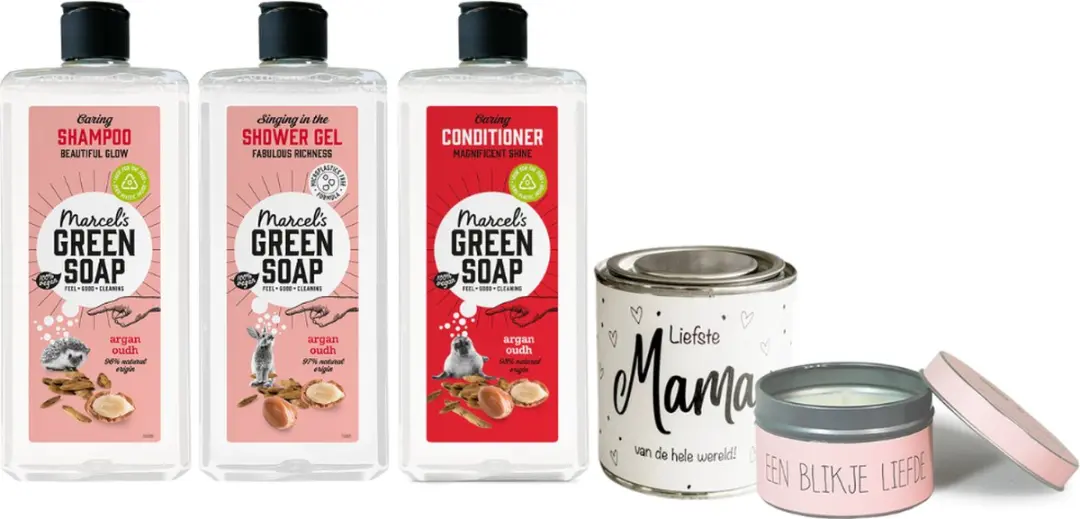 Marcel's Green Soap Argan & Oudh Cadeauset