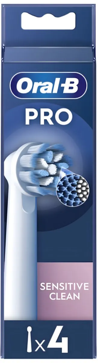 Oral-B EB60RX-4 Opzetborstels - 4 Stuks - Wit