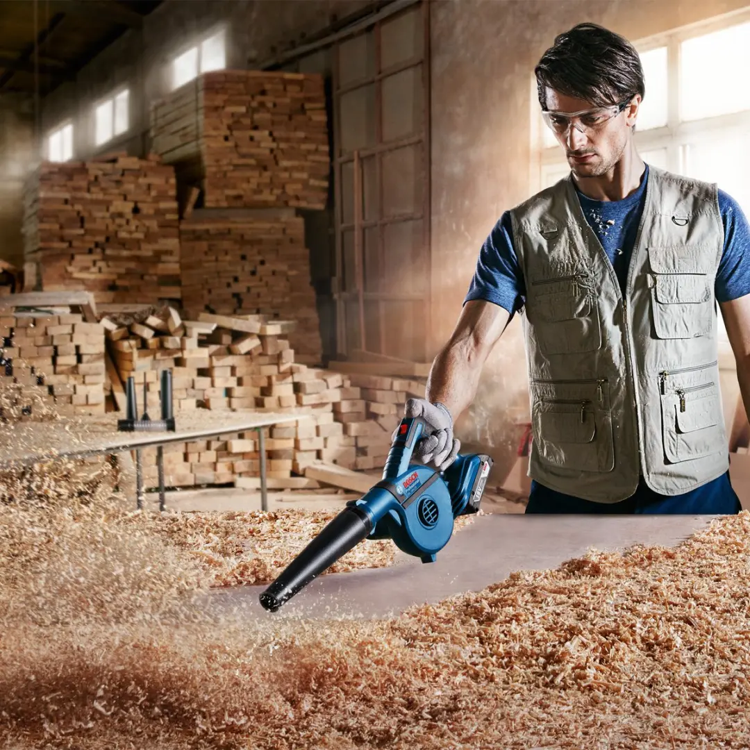 Bosch Professional GBL 18V-120 Bladblazer - 4 Accessoires
