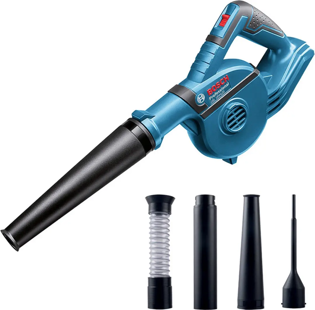 Bosch Professional GBL 18V-120 Bladblazer - 4 Accessoires