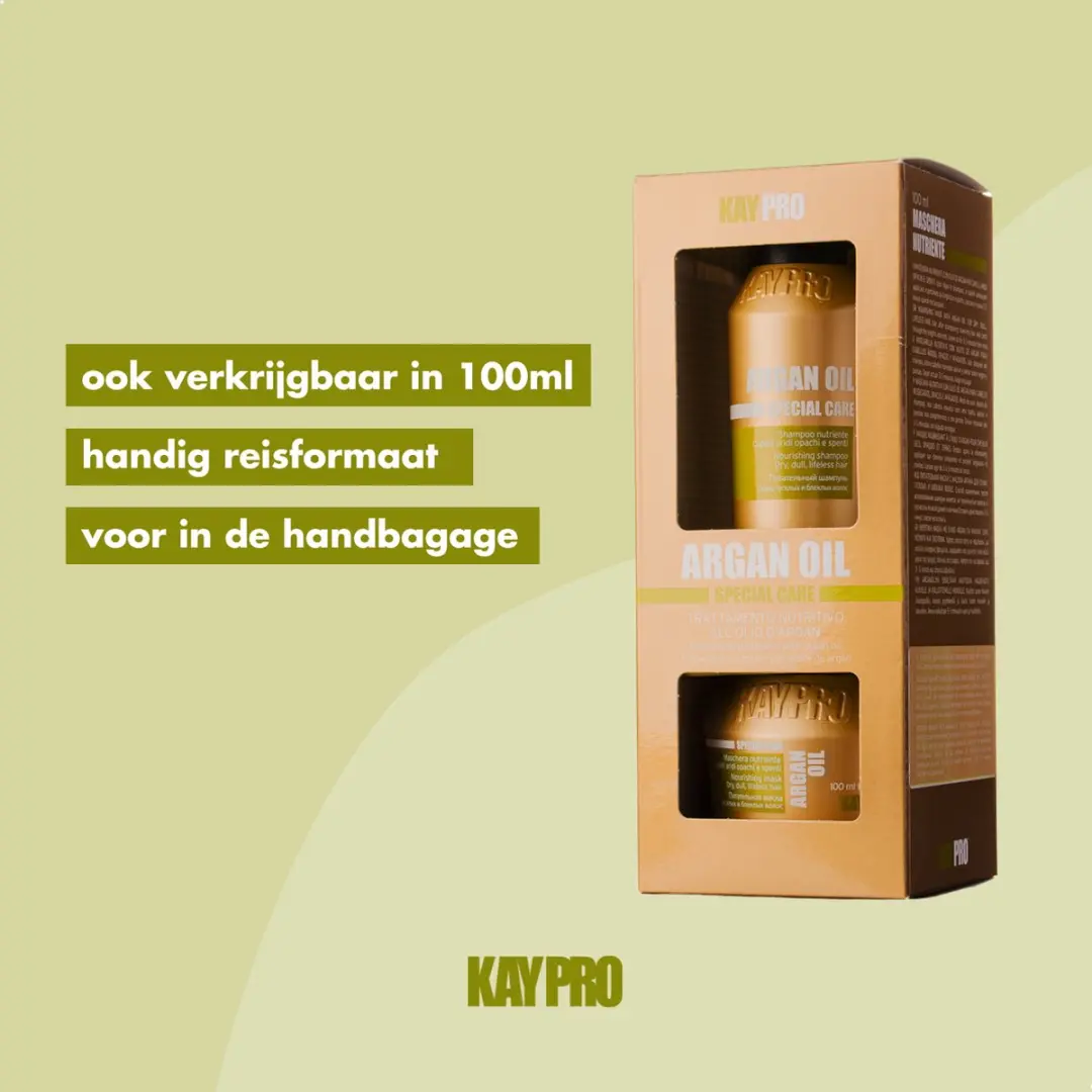 KayPro Arganolie Shampoo 1000ml - Droog/Beschadigd Haar