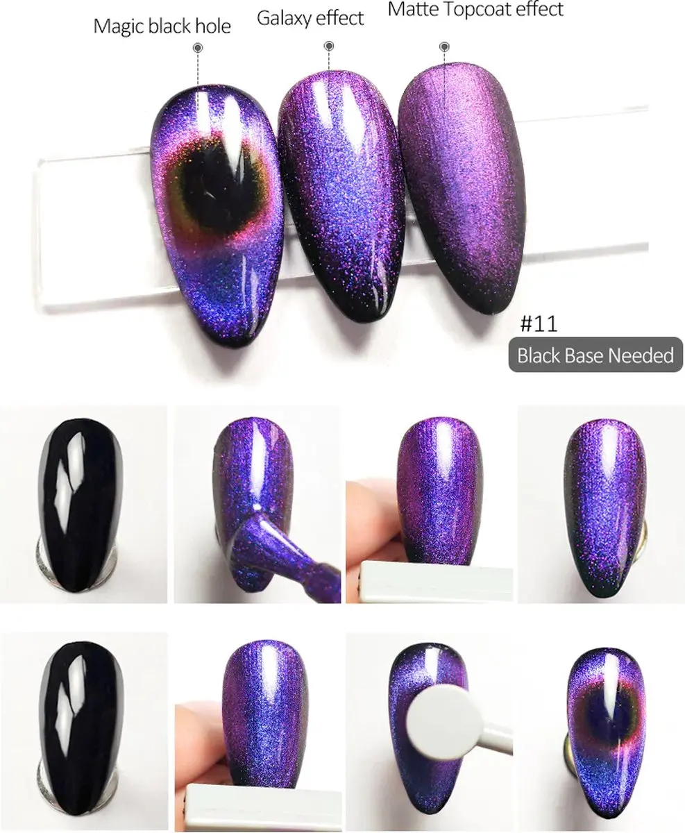 Venalisa UV Cat Eye Gellak J03 met Magneet 7.5ml