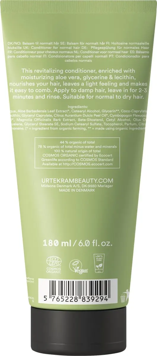 Urtekram Aloë Vera Conditioner 180ml