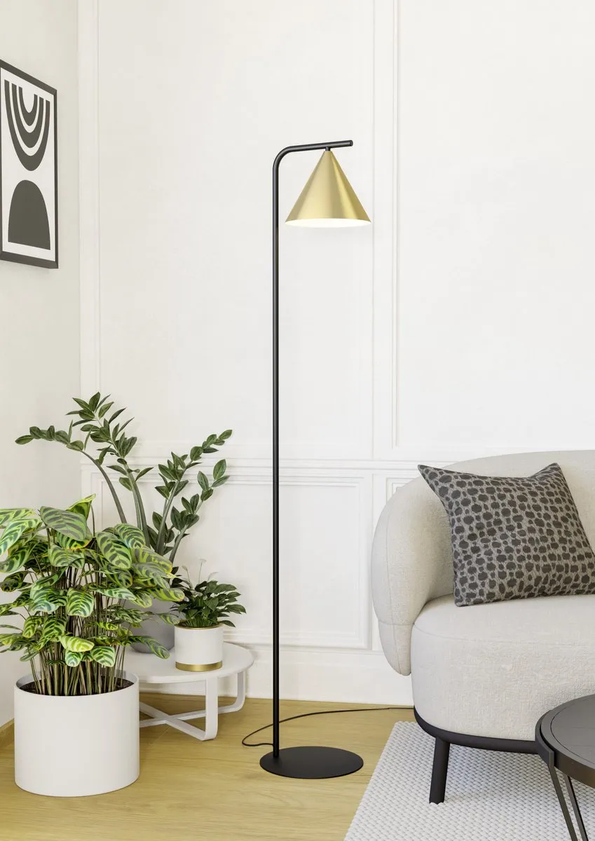 Eglo Narices Vloerlamp E27 162cm - Zwart - afbeelding 6 van 6