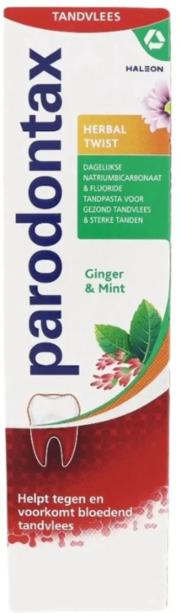 Parodontax Tandpasta Herbal Twist Ginger & Mint 75ml