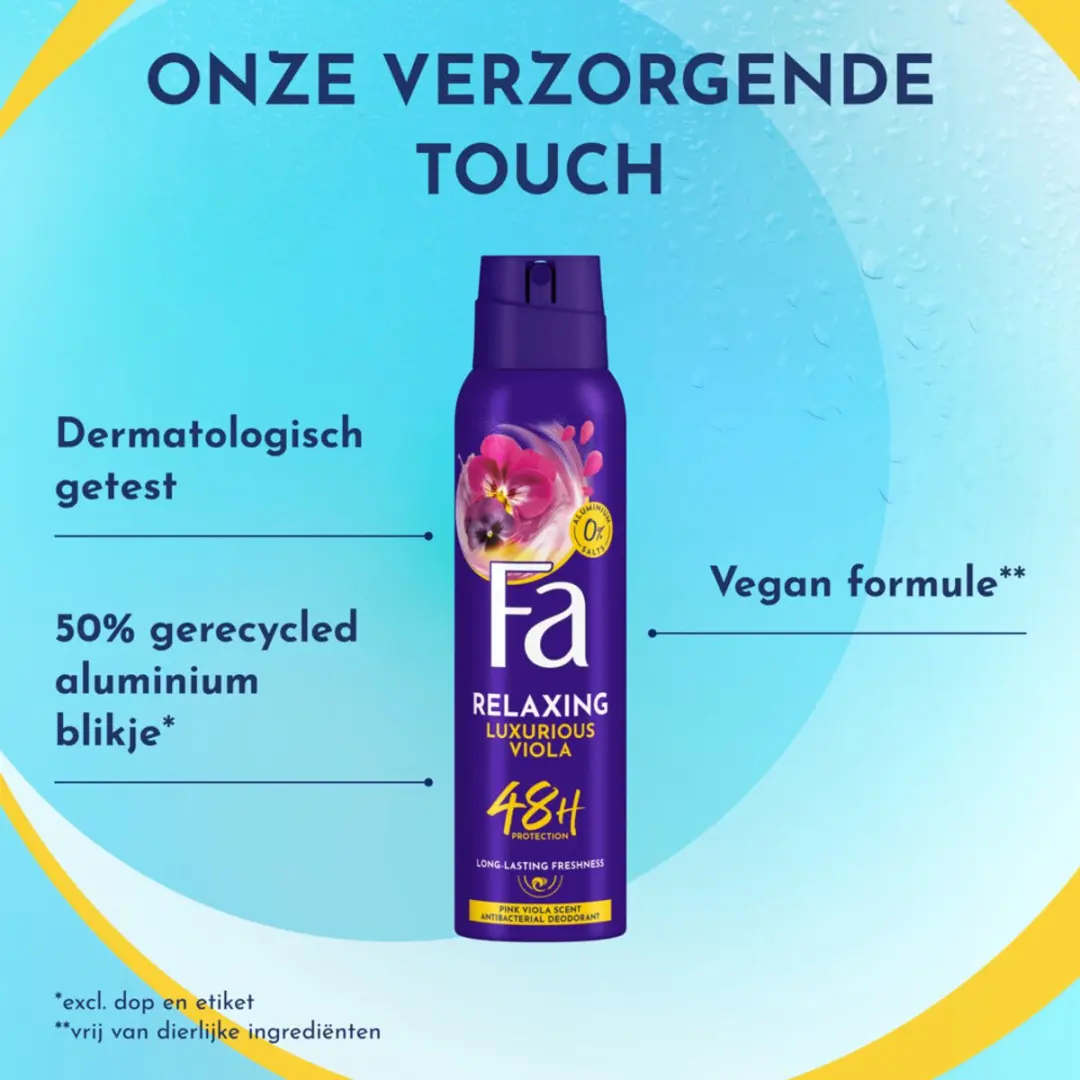 Fa Deodorant Spray Luxurious Moments - 6x150ml