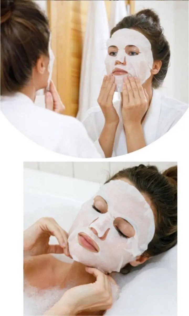 Mitomo Japan E.G.F Elasticity Care Gezichtsmasker 25ml - Wit