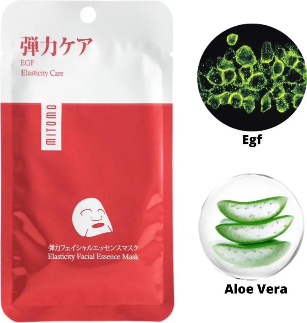 Mitomo Japan E.G.F Elasticity Care Gezichtsmasker 25ml - Wit
